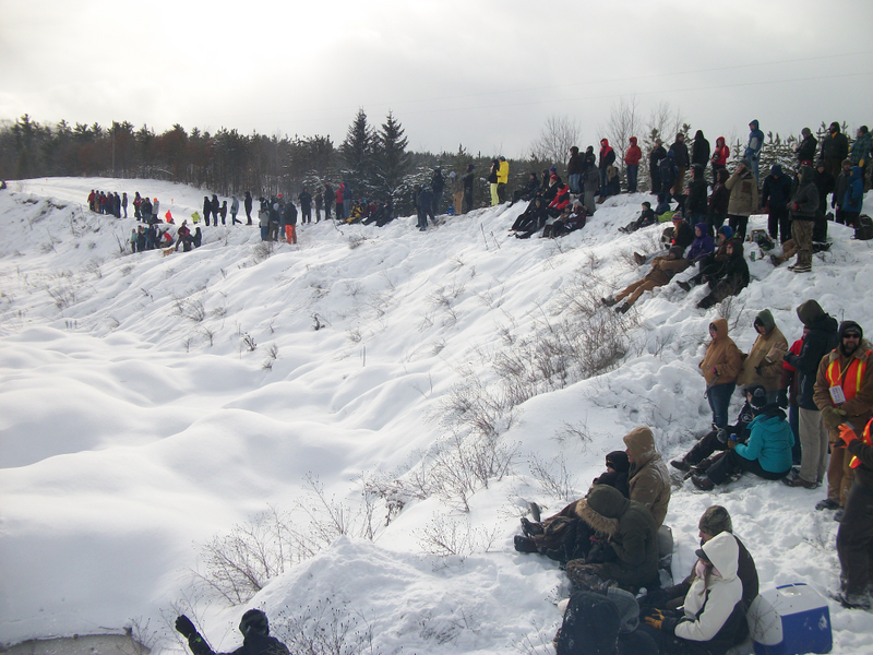 If you build it, they will come. And by “it”, I mean a rally stage in a snow LP Michigan forest.